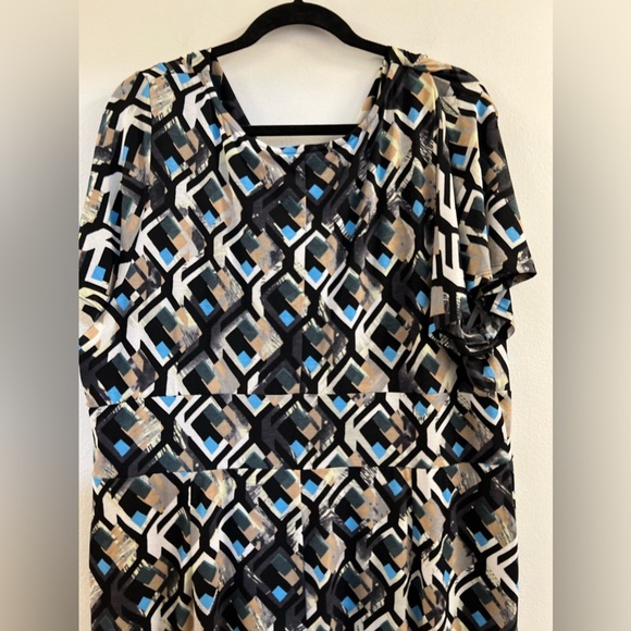 Anna Scholz dress 70’s style maxi stretch Dress 07. - Picture 10 of 16